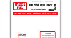 Desktop Screenshot of hanson-fuel.com